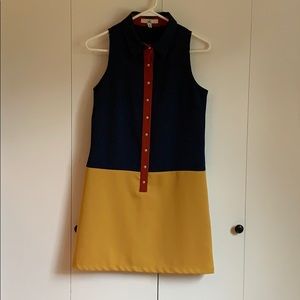 Tri-color dress